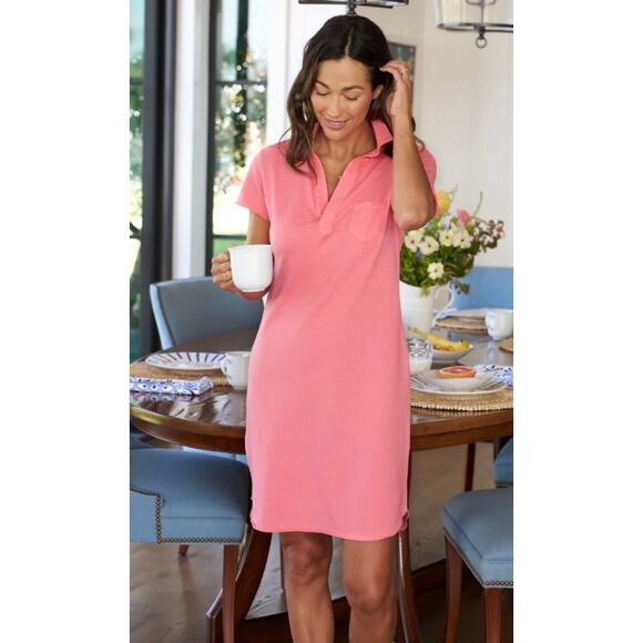 Frank & Eileen Dresses & Skirts - NWOT Frank & Eileen LAUREN Polo Mini Heritage Jersey Cotton Watermelon Large